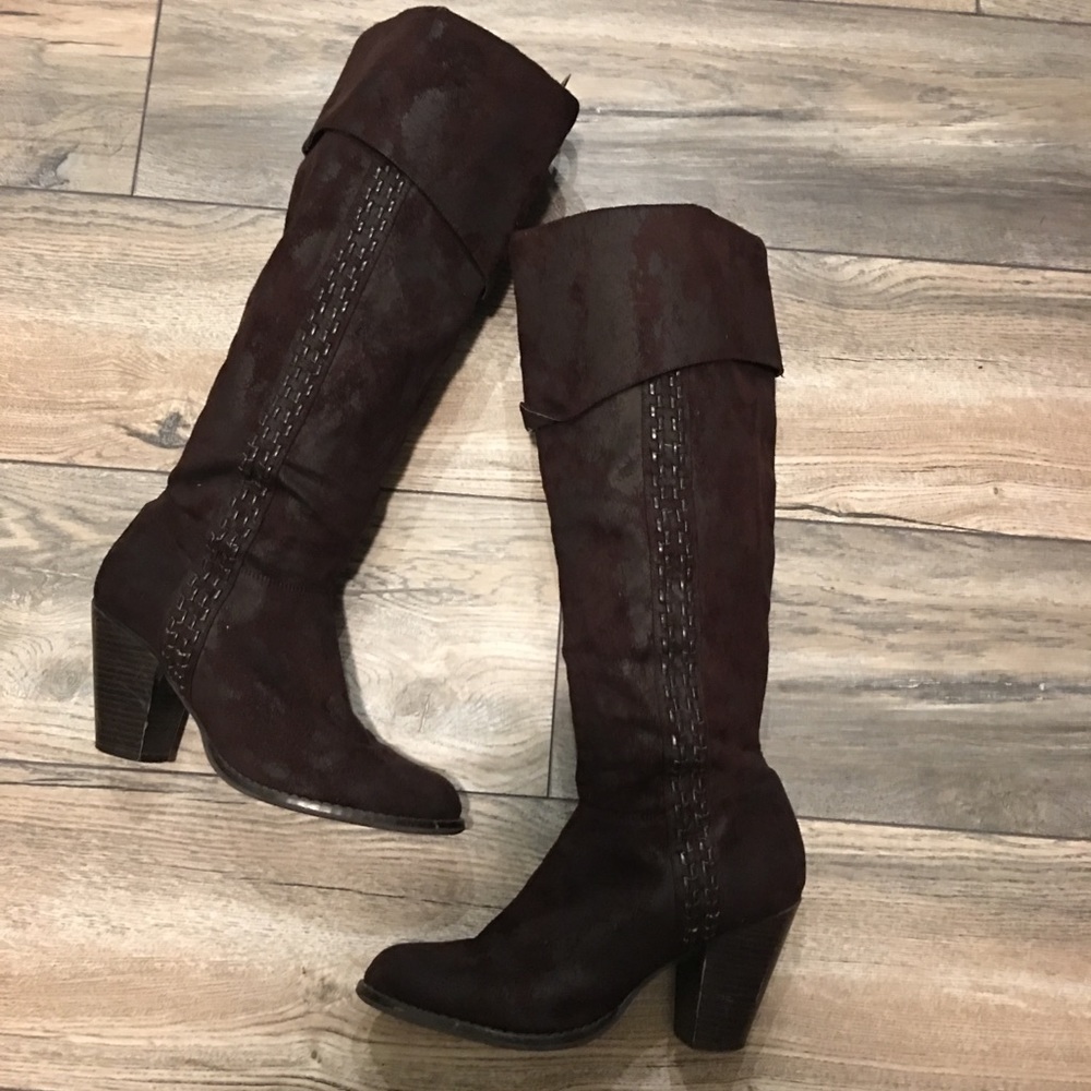 Brown Suede Boots